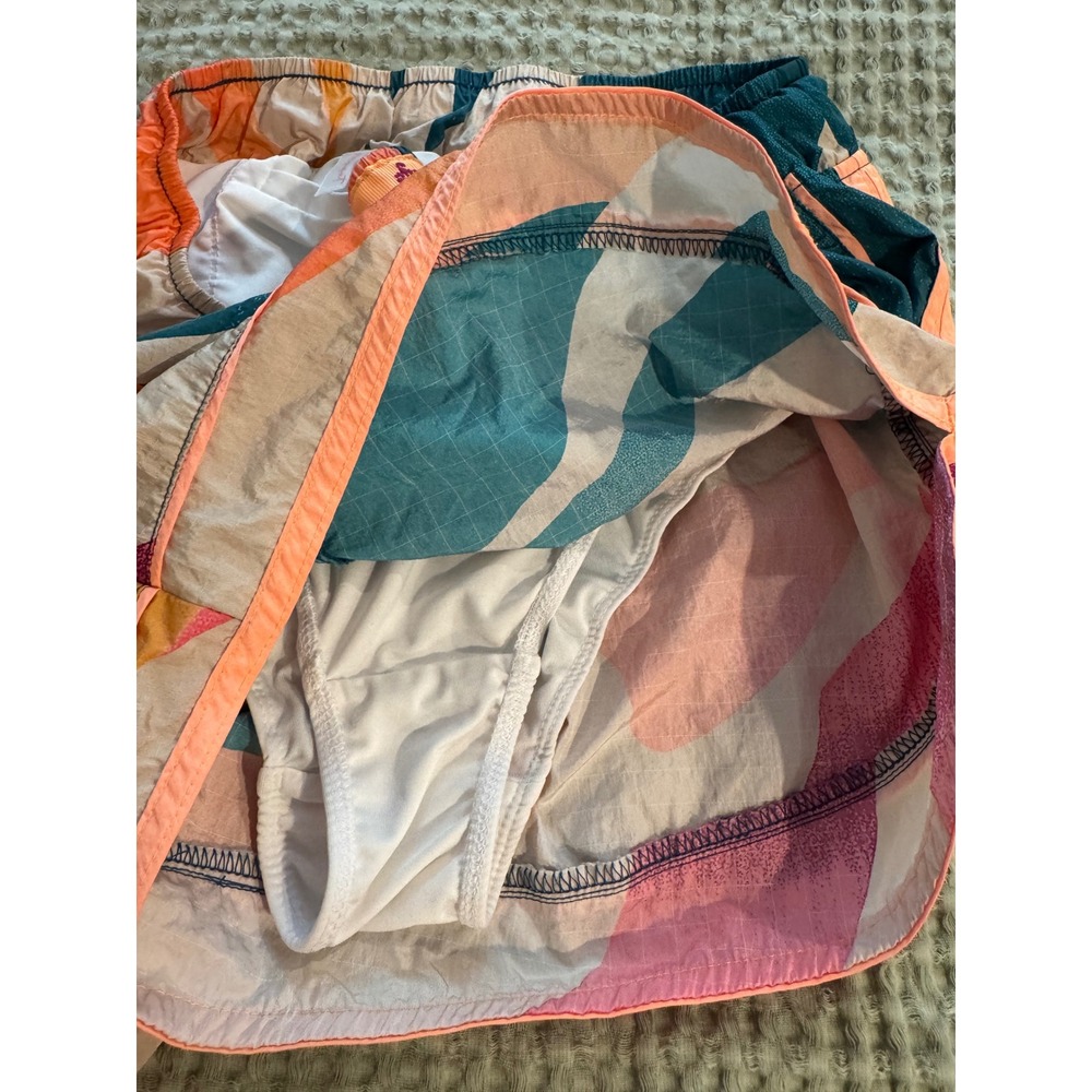 FP Movement The Way Home Shorts Womens Medium Abstract Tropical Print Running. - Picture 7 of 10
